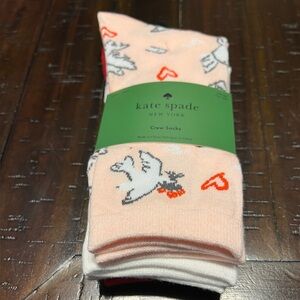Kate Spade New York Colorful Women’s 3 Pair Crew Socks